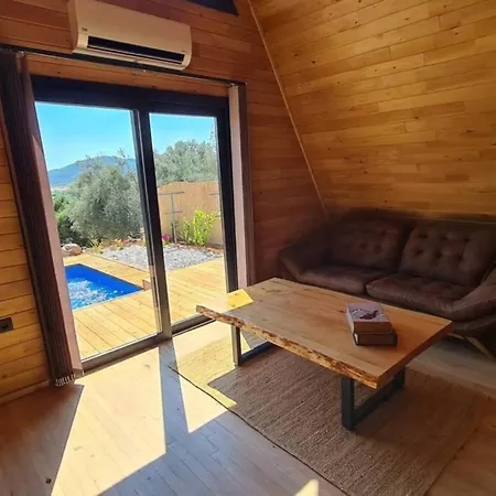 Ugni Blanc Uzum Baglari Ve Zeytinlikler Icinde Mini Bir Cennet Ve Tiny House Konseptli Havuzlu Ucgen Ev - крошечный дом - скрытый рай Ferienhaus