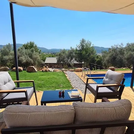 Ugni Blanc Uzum Baglari Ve Zeytinlikler Icinde Mini Bir Cennet Ve Tiny House Konseptli Havuzlu Ucgen Ev - крошечный дом - скрытый рай Ferienhaus Fethiye